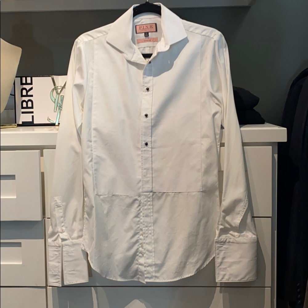Thomas Pink Mens Dress Shirt